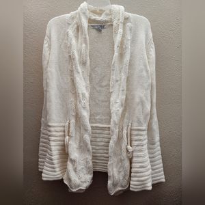RXB Cardigan Women's XL White